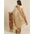 Meia Cream And Maroon Embllished Saree