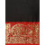 Meia Black And Red Embellished Saree