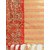 Meia Cream And Red Embellished Saree