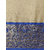 Meia Cream And Blue Embellished Saree