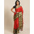Meia Red And Black Embellished Saree