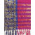 Meia Wine And Blue Embellished Saree