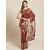 Meia Maroon And Gold Embellished Art Silk Saree