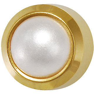                       Studex Universal Regular Gold Plated 2Mm Bezel White Pearl Ear Stud (12 Pair)                                              