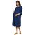 Thrill Women's Woolen Multipurpose Maternity Dress 3/4 th Sleeve Blue