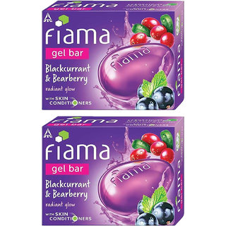                       Fiama Gel Bar Blackcurrant And Bearberry Radiant Glow 125gm Pack Of 2                                              