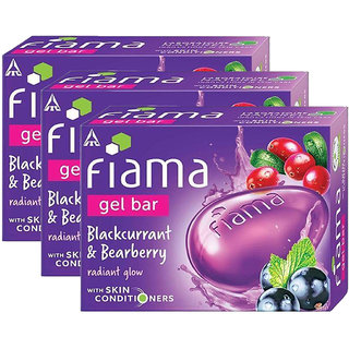 Fiama Gel Bar Blackcurrant And Bearberry Radiant Glow 125gm Pack Of 3 Fiama Gel Bar Blackcurrant And Bearberry Radiant Glow 125gm Pack Of 3