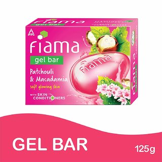                       Fiama Gel Bar Patchouli And Macadamia Soap 125gm                                              