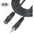 Techon 5 meter long Male to Female HQ Stereo Audio Extension AUX Cable  (Black, For Home Theater, 5 m)