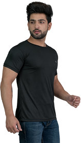 Leebonee Men's Black Dri Fit T-Shirt