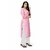 Dhumketu Light Pink Fashion Straight Poly Viscose Kurti
