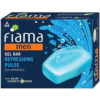                       Fiama Men Refreshing Pulse Gel Bar Soap 125gm                                              