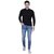 KETEX Henley  neck spun cotton fullsleeves men's tshirt (PACK OF 3)