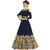 Neel Art Women's Anarkali Gown with Dupatta  Bottom Material Free Size