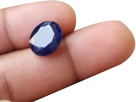 100 Real 5 Ratti blue sapphire Stone by KUNDLI GEMS