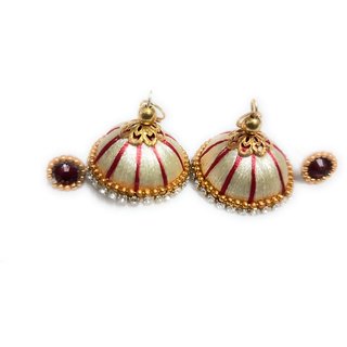                       Mayank creations Silk Thread Earrings                                              