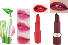 Makeup combo Lipstick Multi color Pack of 3