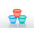 Delta airtight container Over shape 4 Pieces container set , 400 ml ( Multicolor)