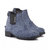 682 Blue Suede Riding Boots