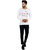 Shellocks Printed Round Neck Full Sleeve T-shirts For Men