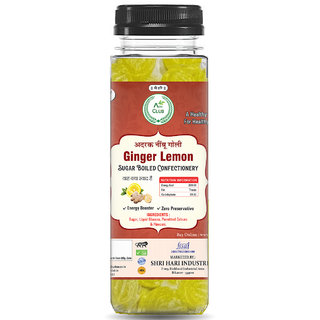                       Agri Club Ginger Lemon Candy Mukhwas(Mouth Freshner) (Pack Of 2)120gm                                              