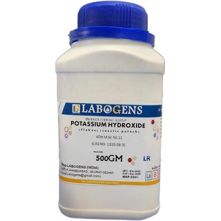 POTASSIUM HYDROXIDE FLAKES 85 Extra Pure - 500 GM POTASSIUM HYDROXIDE FLAKES 85 Extra Pure - 500 GM