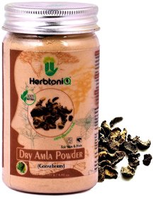 Herbtoniq 100 Natural Dry Amla Powder (Gooseberry) For Hair Pack And Face Pack (125 g)