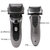Rechargeable 3D 2in1 Triple Blade Bread Mustache Foil Hair Shaver Hair Clipper