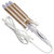 45W Triple Barrel Hair Styler Professional Ceramic Anti-Static Anti-scald Travel Hair Curler Curl Curling Make Curling