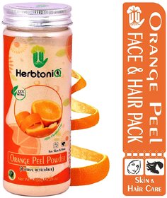 HerbtoniQ 100 Natural Orange Peel Powder (Citrus Reticulate) For Face Pack And Hair Pack (150 g)