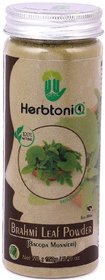 HerbtoniQ 100 Organic Natural Brahmi Leaf Powder (Bacopa Monnieri) For Hair Pack (Pack Of 1,150 g)