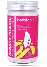 HerbtoniQ Natural Banana Powder (Musa balbisiana) For Face Pack 150g