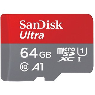 SanDisk Ultra 64  GB Ultra SDHC Class 10 98 MB/s Memory Card With Adapter 