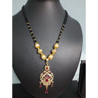 Buy Black Beads Alloy Short Chain 