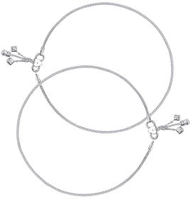 Plain Chain With Charm Anklets-ANK077