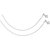 Fox Chain Silver Anklets-ANK078