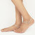 Silver Ethnic Heart Charm Anklet-ANK087