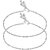 Classic Silver Chain Anklets-ANK089