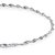 Twisty Chain Silver Anklets-ANK1P004