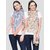 Get Wrapped Multi Polyester Printed Scarves for Women - Pack of 2