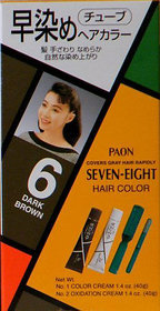Paon Seven-Eight Permanent Hair Color 6 Dark Brown By PAON SEVEN-EIGHT