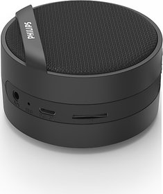 (Refurbished) Philips BT40 Portable Bluetooth Speaker (Black, Mono Channel)