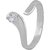Open Zircon Silver Toe Rings-TR364
