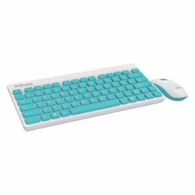 Portronics Key2-A Combo of Multimedia Wireless Keyboard  Mouse, Compact Light-Weight for PCs,Laptops and SmartTV(White)