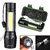 TM 500 Meter 4 Mode Zoomable Waterproof Tochlight Metal Body Search Light Outdoor