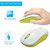 Portronics Toad 12 POR-987 Bluetooth 2.4G Optical Mouse with Ergonomic Design, USB Receiver for Notebook, Laptop(Yellow)