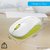 Portronics Toad 12 POR-987 Bluetooth 2.4G Optical Mouse with Ergonomic Design, USB Receiver for Notebook, Laptop(Yellow)