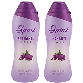                       Spinz Enchante Talc Long Lasting Freshness 100gm Pack Of 2                                              