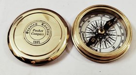 Brass Poem compass collectible nautical gift
