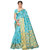 Meia Light Blue Poly Chanderi Woven Saree